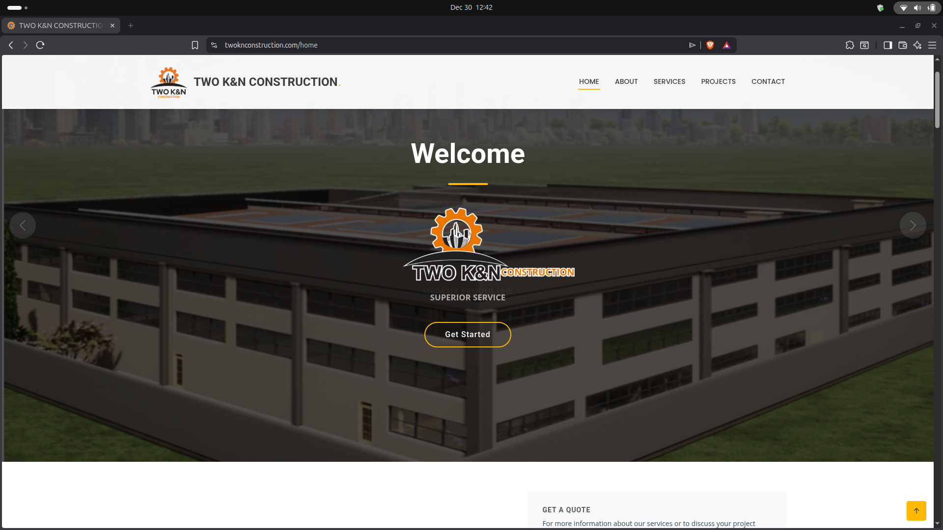 TWO K&N CONSTRUCTION